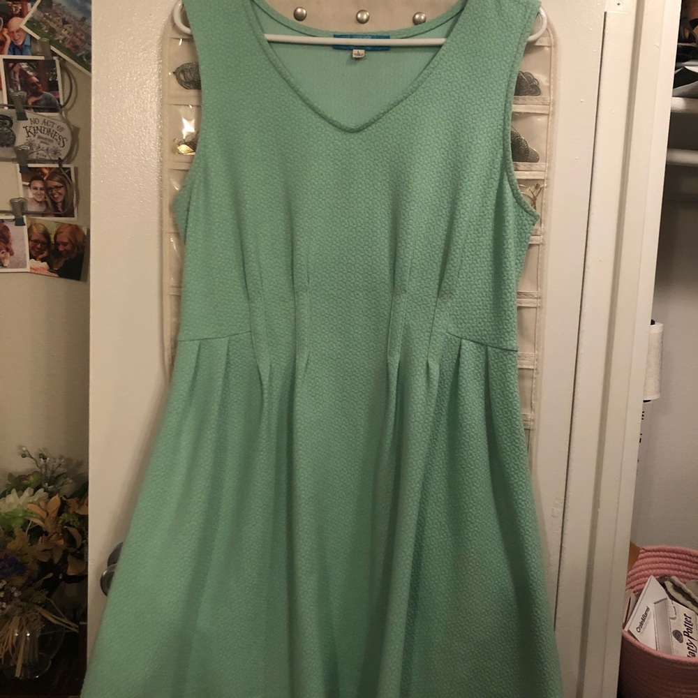 Mint Green Sleeveless Dress